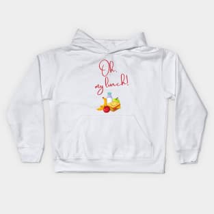 Oh, my lunch! Kids Hoodie